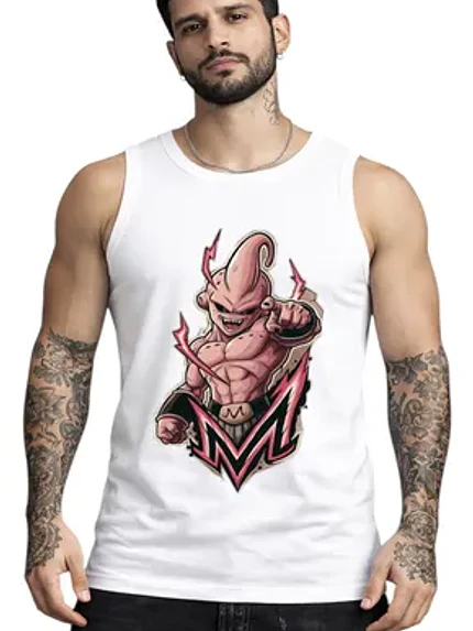 Polera Sin Mangas Kid Buu Dbz Anime Dtf Grafimax 2