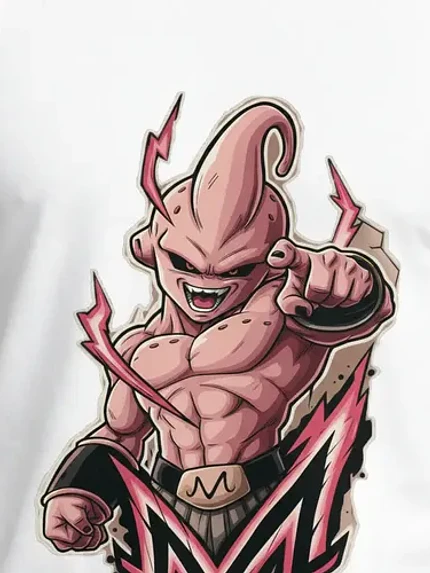 Polera Sin Mangas Kid Buu Dbz Anime Dtf Grafimax 4