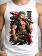 Polera Sin Mangas Zoro One Op Anime Dtf Grafimax - Miniatura 3