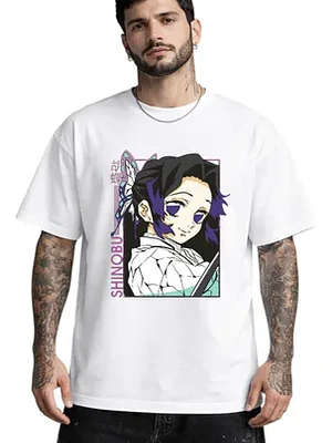 Polera Shinobu Kocho Kimetsu Demon Slayer Anime Dtf Grafimax