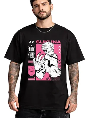 Polera Ryomen Sukuna Jujutsu Kaisen Anime Dtf Grafimax