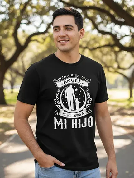Polera Le Pedí Un Ángel A Dios Dia Del Padre Papá Grafimax 1