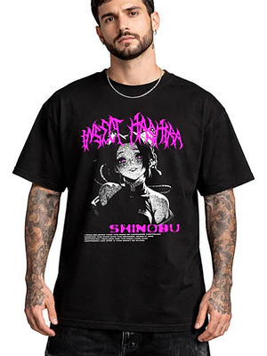 Polera Shinobu Kocho Kimetsu No Yaiba Anime Dtf Grafimax