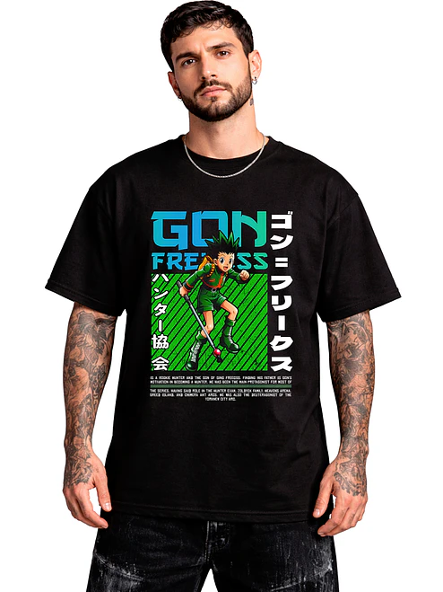 Polera Gon Freecss Hunter X Hunter Diseño Anime Dtf Grafimax 1