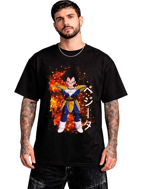 Polera Vegeta Dbz Saiyajin Saiyan Anime Dtf Grafimax 1