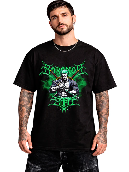 Polera Zoro One OP Diseños Colores Anime Dtf Grafimax 1