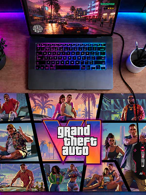 Mousepad Gamer XL GTA 6 Videojuegos Grafimax