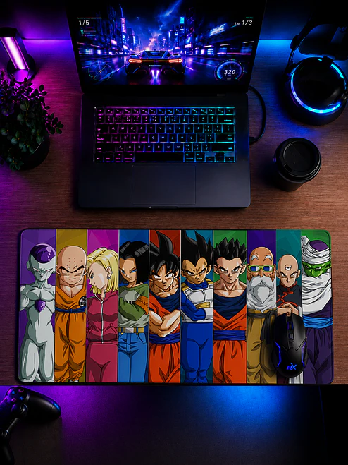 Mousepad Gamer XL Dragon Ball Z Anime - Grafimax 1