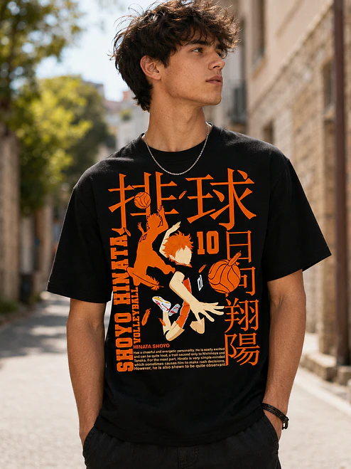 Polera Haikyuu Shoyo Hinata Anime Grafimax 1