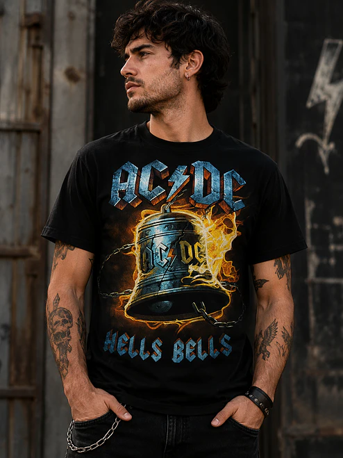 Polera AC DC Hells Bells Rock Grafimax 1