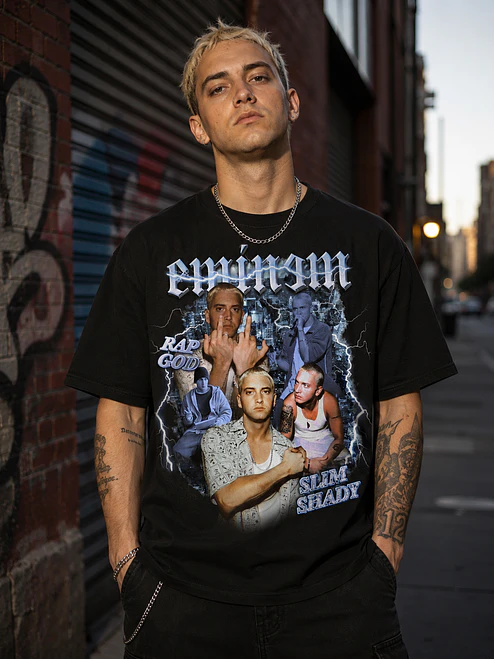 Polera Eminem Slim Shady Rap Musica Grafimax 1