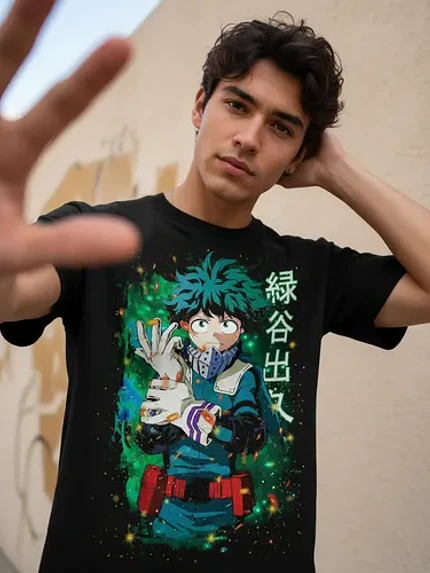Polera My Hero Academia Deku Midoriya Anime Dtf Grafimax 1