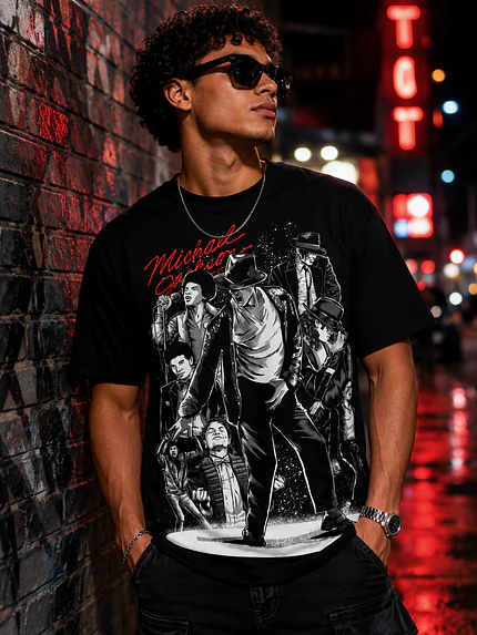 Polera Michael Jackson diseno clasico Musica Pop Grafimax 1