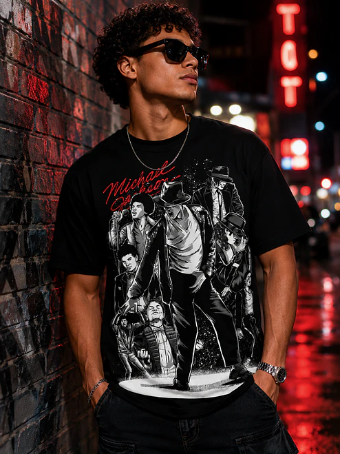 Polera Michael Jackson diseno clasico Musica Pop Grafimax 1