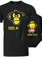 Pack Polera Body Bebé Papá Mono Mona Chica  Padre e Hija  -Grafimax - Miniatura 1