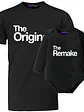 Pack Polera Body Bebé PapáThe Original The Remake -Grafimax - Miniatura 1