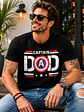 Polera Captain America Captain Dad Comics Grafimax - Miniatura 2