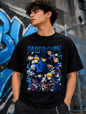 Polera Blue Lock Equipo futbol Anime Grafimax