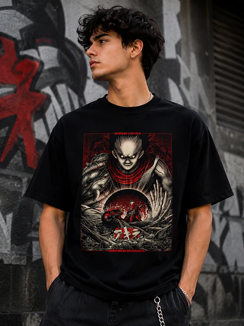 Polera Akira Kaneda vs Tetsuo Anime Grafimax 1