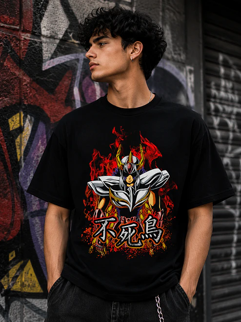 Polera Ikki Fenix Saint Seiya Caballeros del Zodiaco Anime Grafimax 1