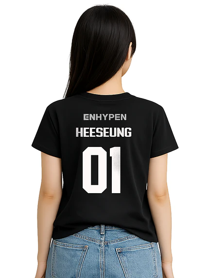 Polera Enhypen  Nombres Oversize K-pop Idol - Grafimax 3