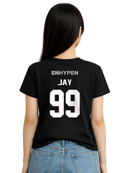 Polera Enhypen  Nombres Oversize K-pop Idol - Grafimax 5