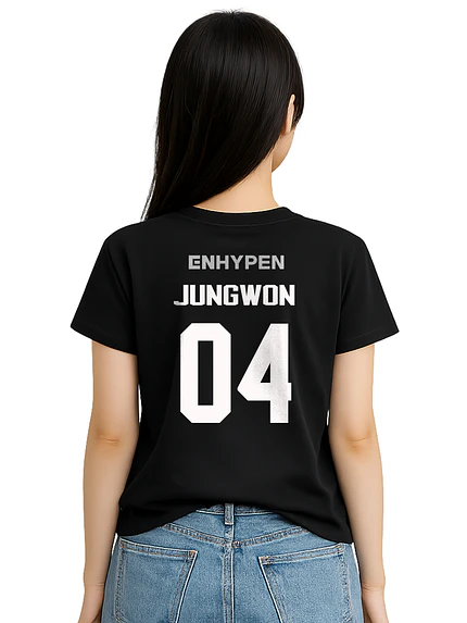 Polera Enhypen  Nombres Oversize K-pop Idol - Grafimax 6