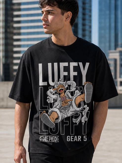 Polera One Piece Luffy Gear 5 Anime Grafimax 1