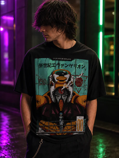 Polera Evangelion Unit 01 Diseño Clásico Anime Grafimax 1