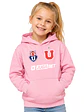 Polerón Niña Niñas  Universidad de chile la U  Como la camiseta Rosado -Grafimax - Miniatura 1