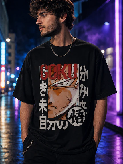 Polera Dragon Ball Goku Campeón Anime Grafimax 1
