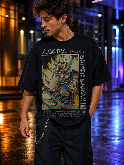 Polera Dragon Ball Super Saiyan III Anime Grafimax 1