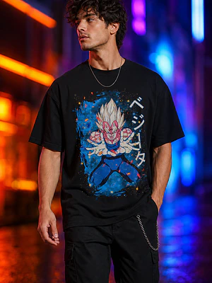 Polera Dragon Ball Vegeta Super Saiyan Anime Grafimax