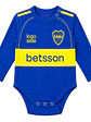 Body Pilucho Bebé Boca Juniors Fútbol Algodón Grafimax Azul - Miniatura 1