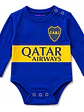 Body Pilucho Bebé Boca Juniors Fútbol Qatar Algodón Grafimax Azul - Miniatura 1