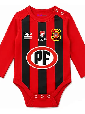 Body Pilucho Bebé Ranger De Talca Fútbol Algodón Grafimax Rojo