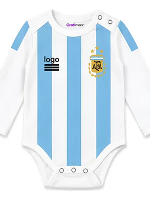 Body Pilucho Bebé Camiseta Argentina Algodón Grafimax