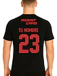 Camiseta Colo Colo Dry Fit Personalizada Manga Larga Negra Grafimax - Miniatura 3