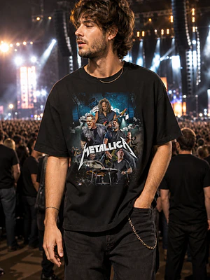 Polera Metallica banda en concierto Thrash Metal Grafimax