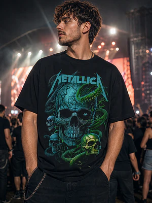 Polera Metallica calavera 11 Thrash Metal Grafimax