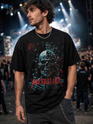Polera Metallica calavera 12 Thrash Metal Grafimax