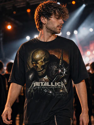 Polera Metallica calavera 14 Thrash Metal Grafimax