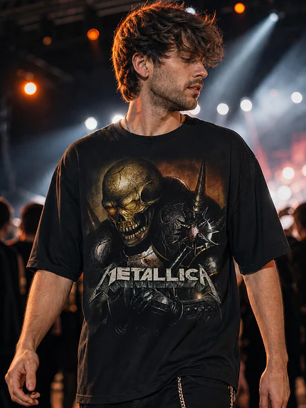 Polera Metallica calavera 14 Thrash Metal Grafimax 1