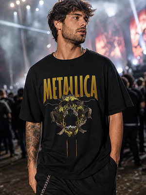Polera Metallica calavera 15 Thrash Metal Grafimax