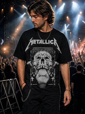 Polera Metallica calavera 17 Thrash Metal Grafimax