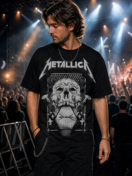 Polera Metallica calavera 17 Thrash Metal Grafimax 1