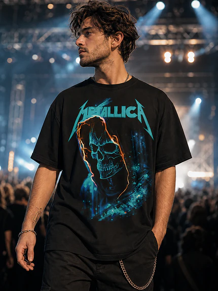 Polera Metallica calavera 2 Thrash Metal Grafimax 1