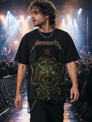 Polera Metallica calavera monstruo Thrash Metal Grafimax