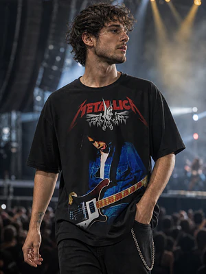 Polera Metallica Cliff Burton Thrash Metal Grafimax