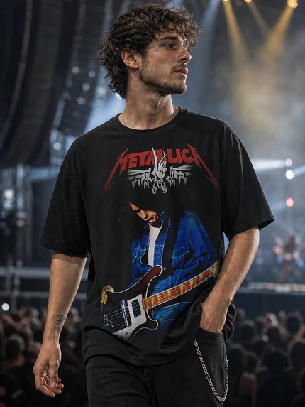 Polera Metallica Cliff Burton Thrash Metal Grafimax 1